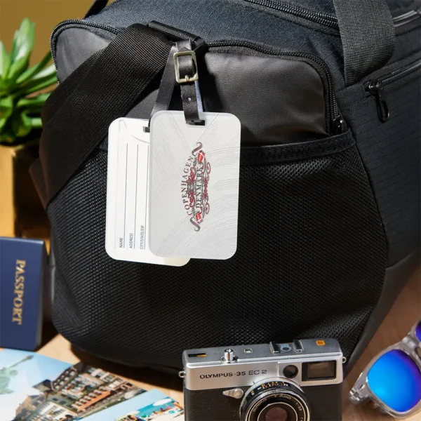Copenhagen Calling Luggage Tag - Image 4