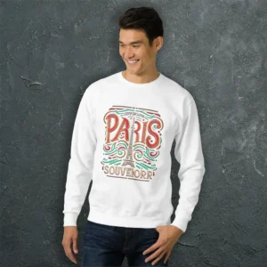 Parisian Bloom Love Symphony Mens Sweatshirt