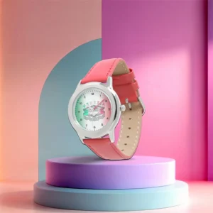 Venezia Rialto Bold Lines kids Stainless Steel Red Watch