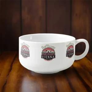 Hofburg in Circles Soup Mug