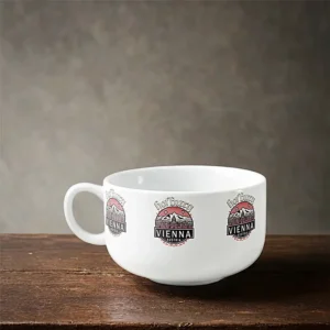 Hofburg in Circles Soup Mug right side