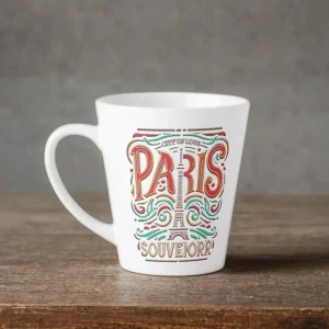 Parisian Bloom Love Symphony Latte Mug