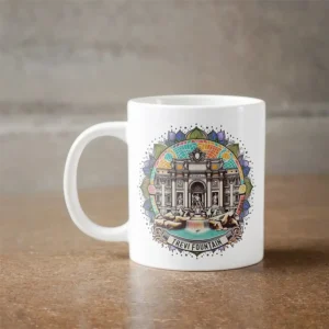 Roma Whispering Fountain jumbo Coffee Mug
