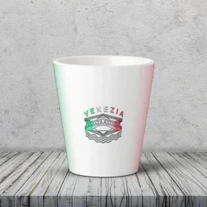 venezia Rialto bold lines latte mug