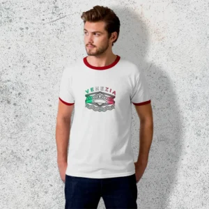 Venezia Rialto Bold lines T-Shirt front side