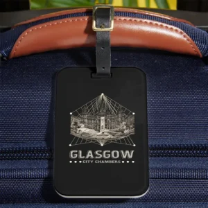 Vintage City Chambers luggage tag