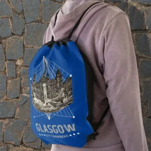 Vintage City Chambers Drawstring Bag
