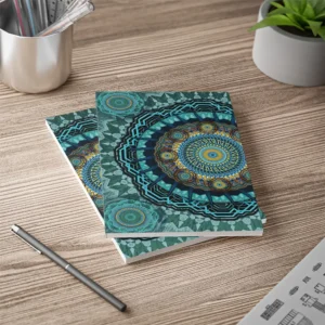 Persian Gyrate Psyhedelic Eyes Softcover Notebook 1