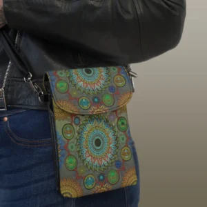 The Claws Of Bracyura Small Cell Phone Wallet On Model 1