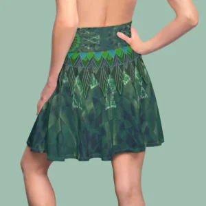 Leafy Floral Stick Puzzle Parameterization Back Side