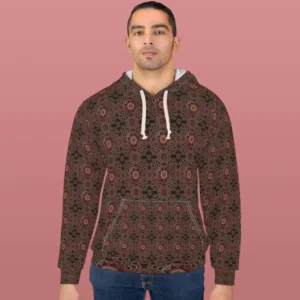 Persian Sunniest Frame Ethnic Pullover Hoodie For Men