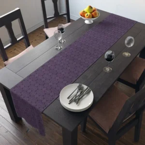 tie-in purpura cotton table runner 16x90