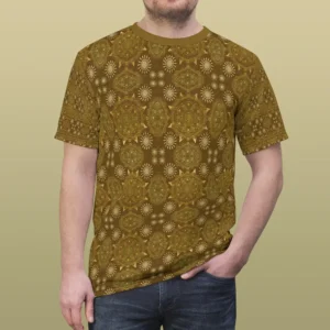 modern hexa golden unisex cut and sew
