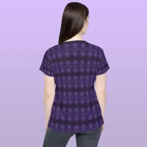 mytical puple womens sport jersey back side