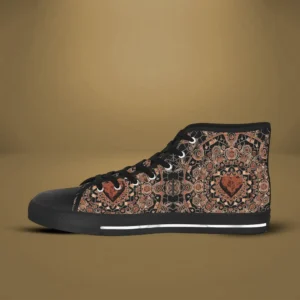 symphony of love on honeycomb mens high top sneakers right side