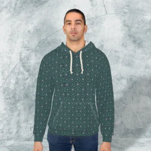 persian gyrate psychedelic eyes unisex pullover hoodies on man