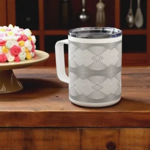 Solemnidad Black Spiegels Insulated Coffee Mug