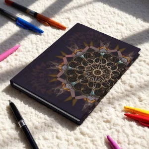 The Pillared Thread Tie-In purpura hardcover journal Matte