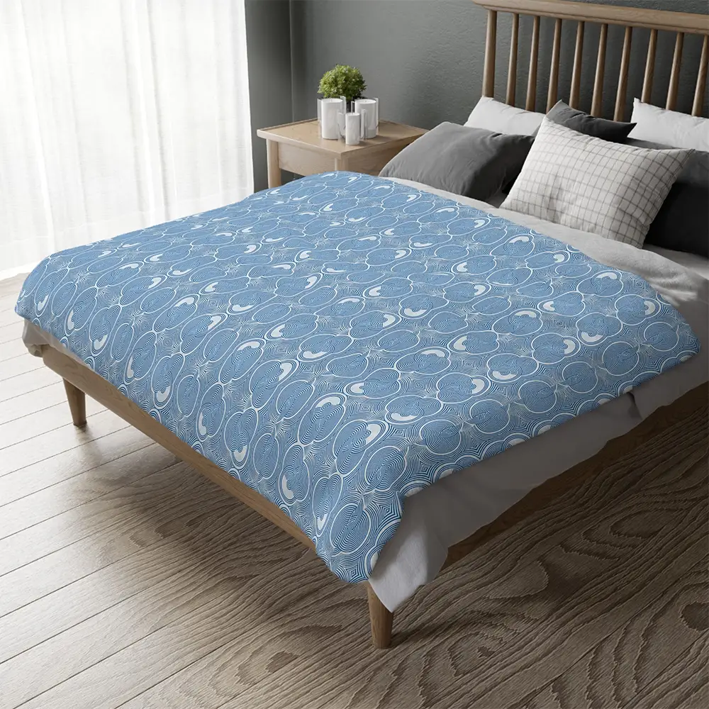 Unnamed Feeling Velveteen Microfiber Blanket 2 side print 80x60