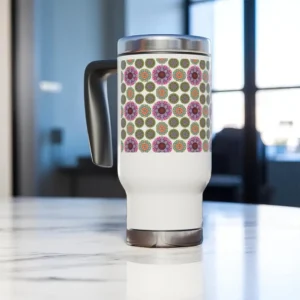 Confianza Base Stainless Steel Travel Mug with Handle