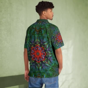 confianza mens hawaiian tshirt back side confianza mens hawaiian tshirt back side