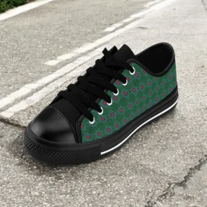 Confianza textile texture women's sneakers on road