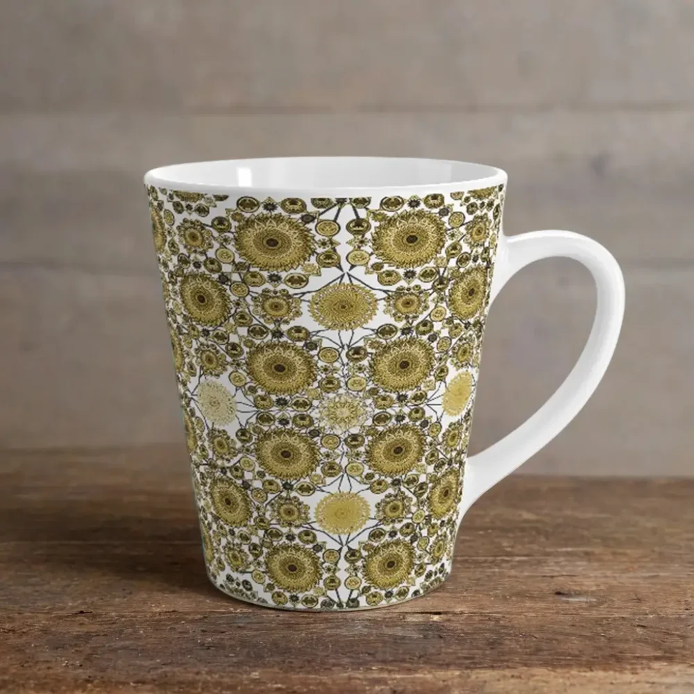 The Claws of gold bracyura symbolic latte mug left side