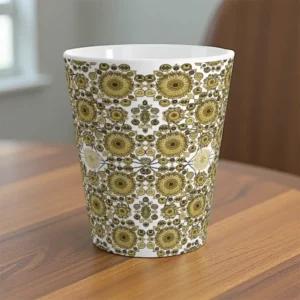 The Claws of gold bracyura symbolic latte mug middle side The Claws of gold bracyura symbolic latte mug middle side