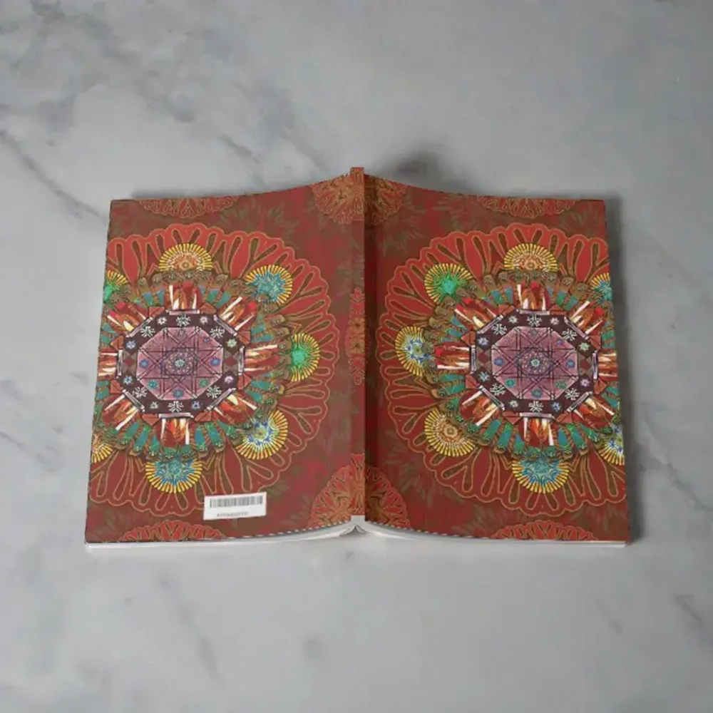 filter floral red manipur sofcover notebook close side