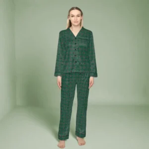confianza textile texture womens satin pajama